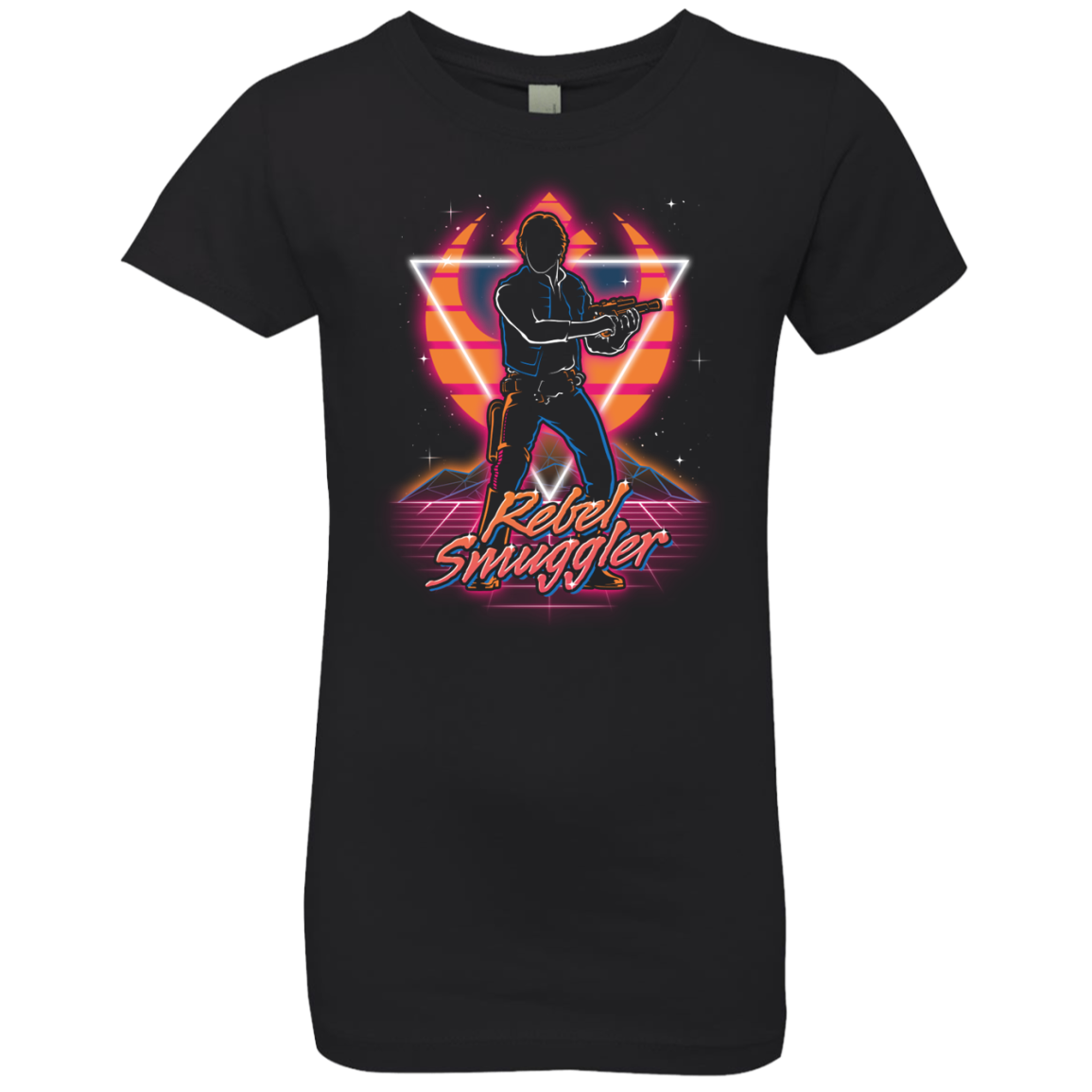 Retro Rebel Smuggler Girls Premium T-Shirt