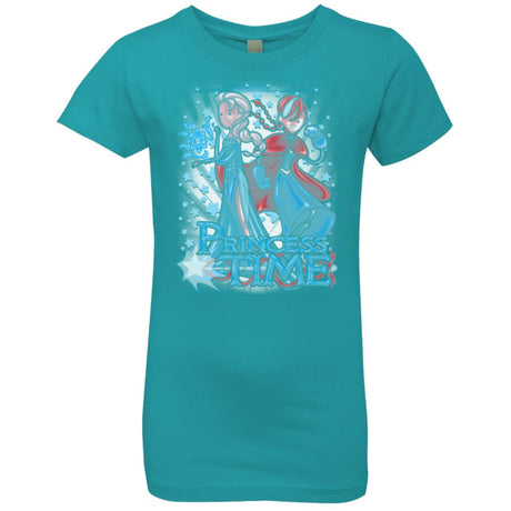 Princess Time Elsa Anna Girls Premium T-Shirt