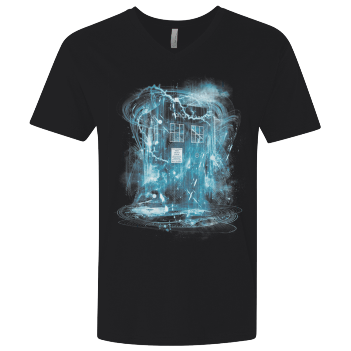 Space and Time Storm Men's Premium V-Neck