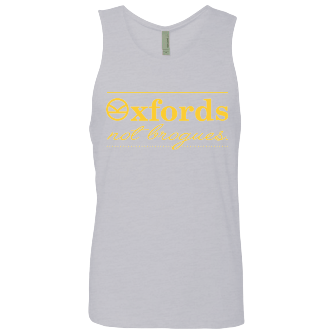 Oxfords Not Brogues Men's Premium Tank Top