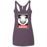BAAAH Women's Triblend Racerback Tank