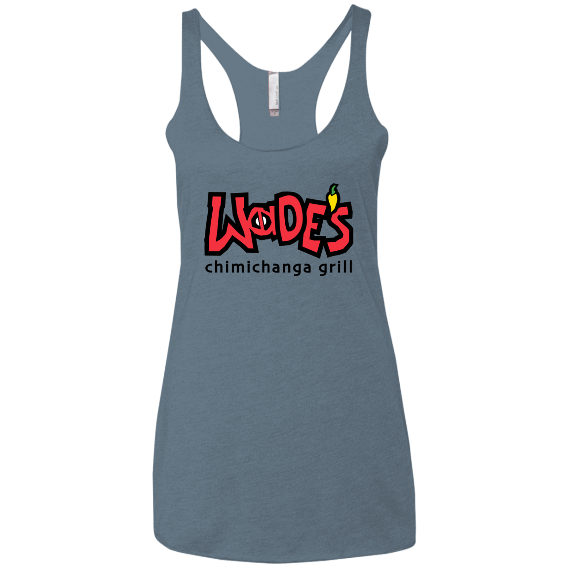 Wades Grill Women's Triblend Racerback Tank