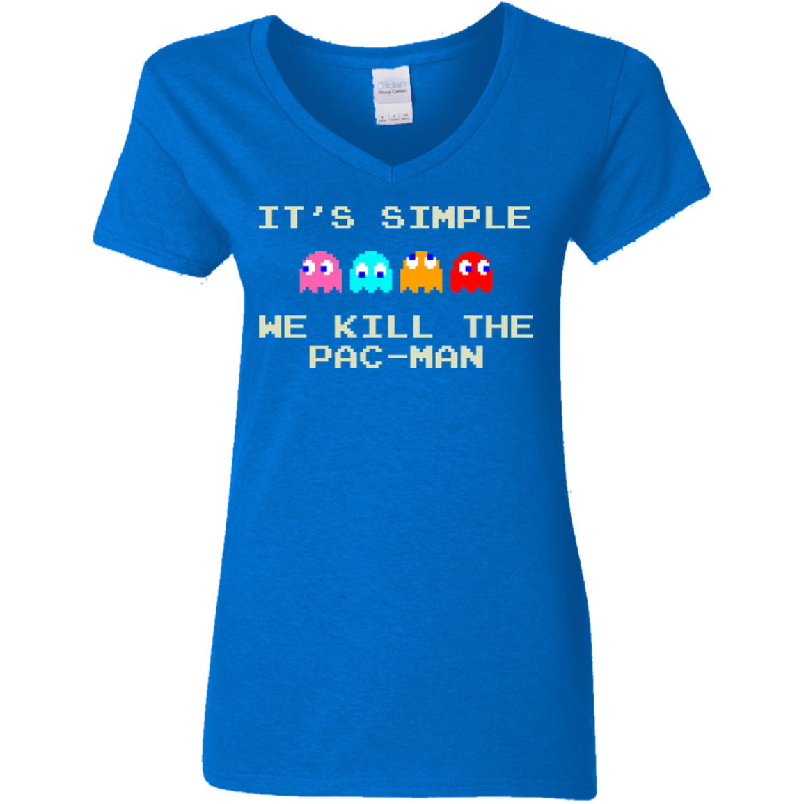 Pacmanok Women's V-Neck T-Shirt
