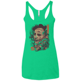 Oni Leather Mask Women's Triblend Racerback Tank