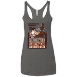 Rockee Sockem Women's Triblend Racerback Tank