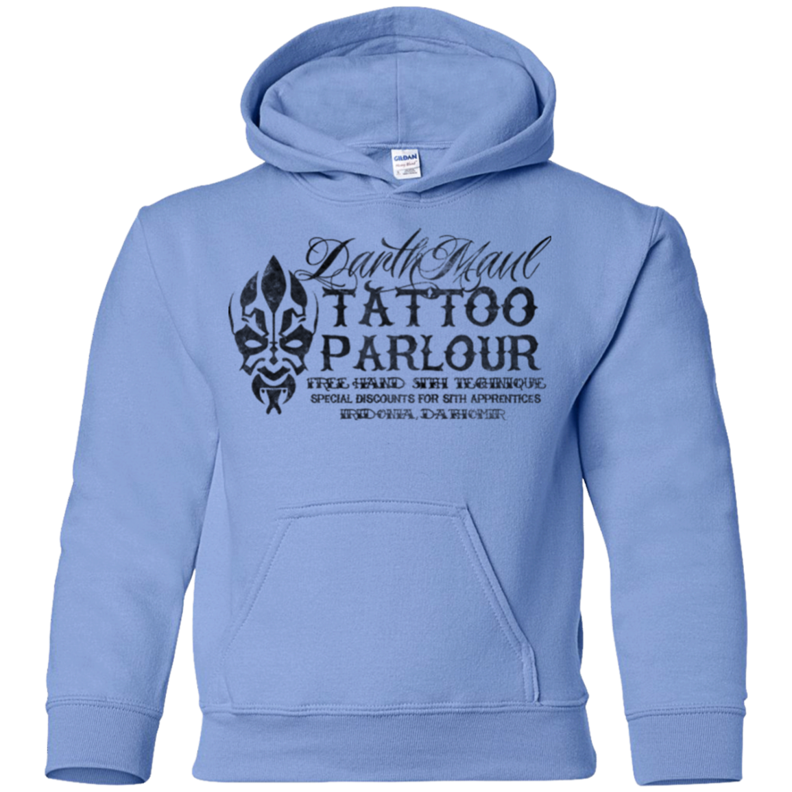 Darth Maul Tattoo Parlour Youth Hoodie