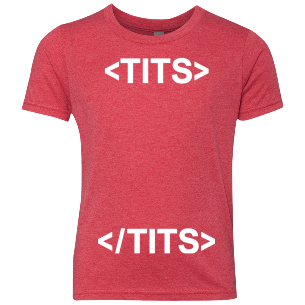 Tits Youth Triblend T-Shirt