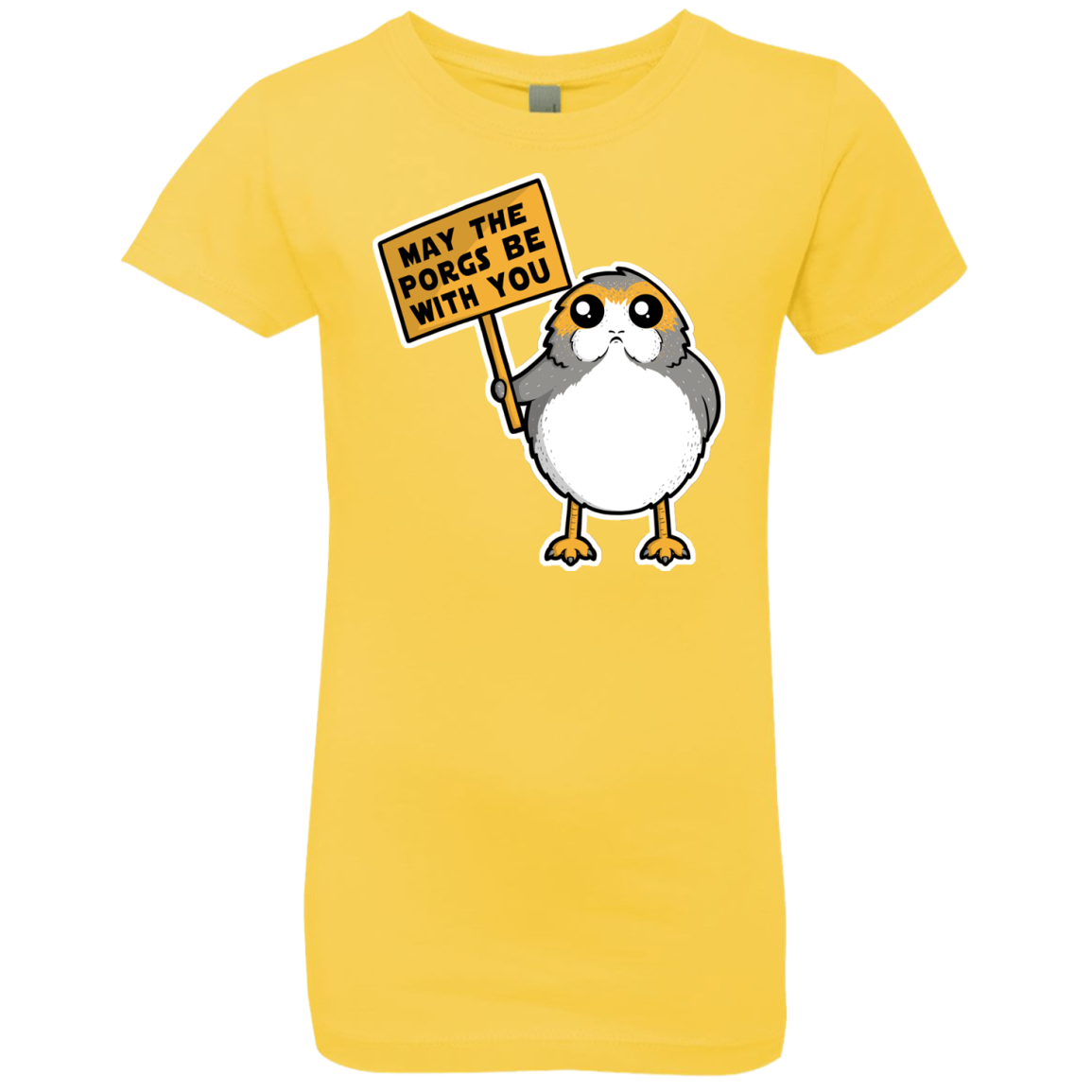 May The Porgs Be With You Girls Premium T-Shirt