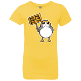 May The Porgs Be With You Girls Premium T-Shirt