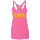 Work Sucks Women's Triblend Racerback Tank