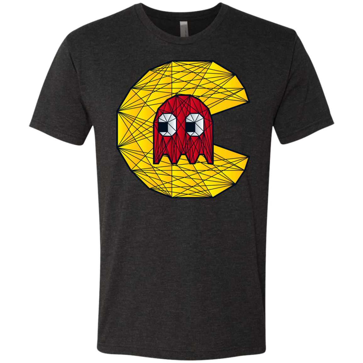 Poly Pac Man Men's Triblend T-Shirt