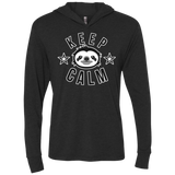 Keep Calm Triblend Long Sleeve Hoodie Tee