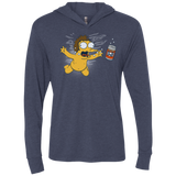 Duffmind Triblend Long Sleeve Hoodie Tee