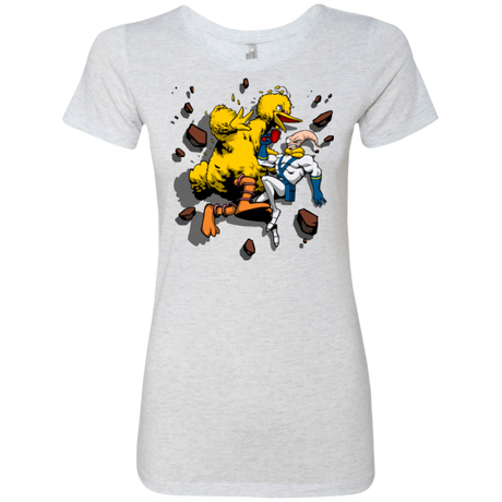 Big Bird and Worm Women's Triblend T-Shirt