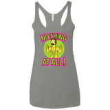 Nothing At All Women's Triblend Racerback Tank
