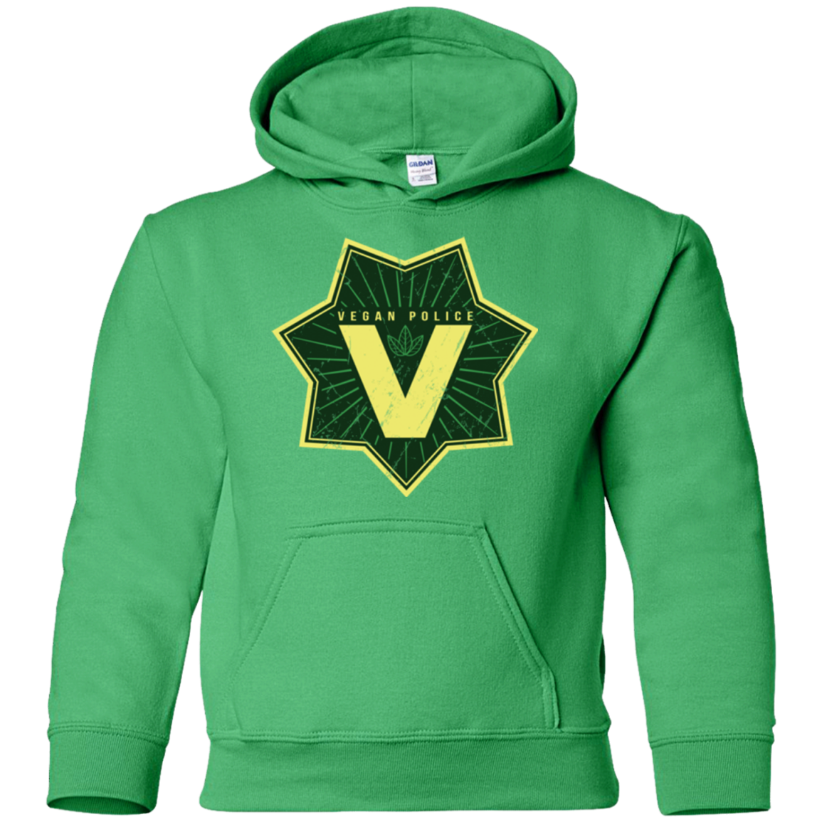 Vegan Police Youth Hoodie
