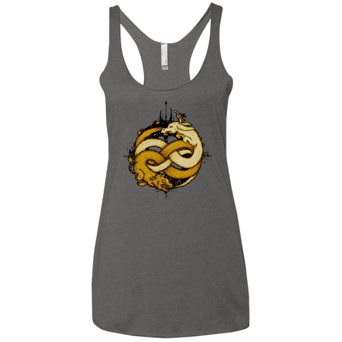 NEVERENDING FIGHT Women's Triblend Racerback Tank