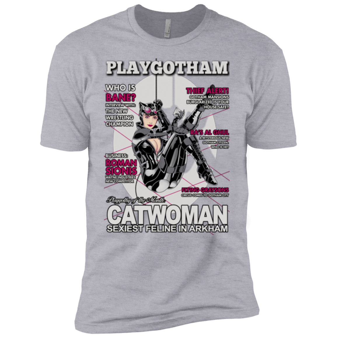 Catwoman PlayGotham Boys Premium T-Shirt