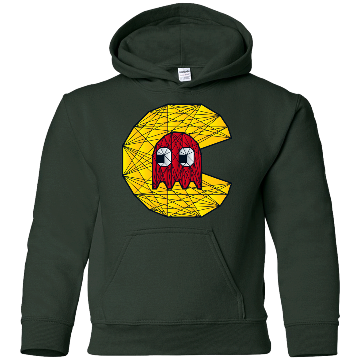 Poly Pac Man Youth Hoodie
