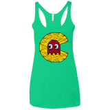 Poly Pac Man Women's Triblend Racerback Tank