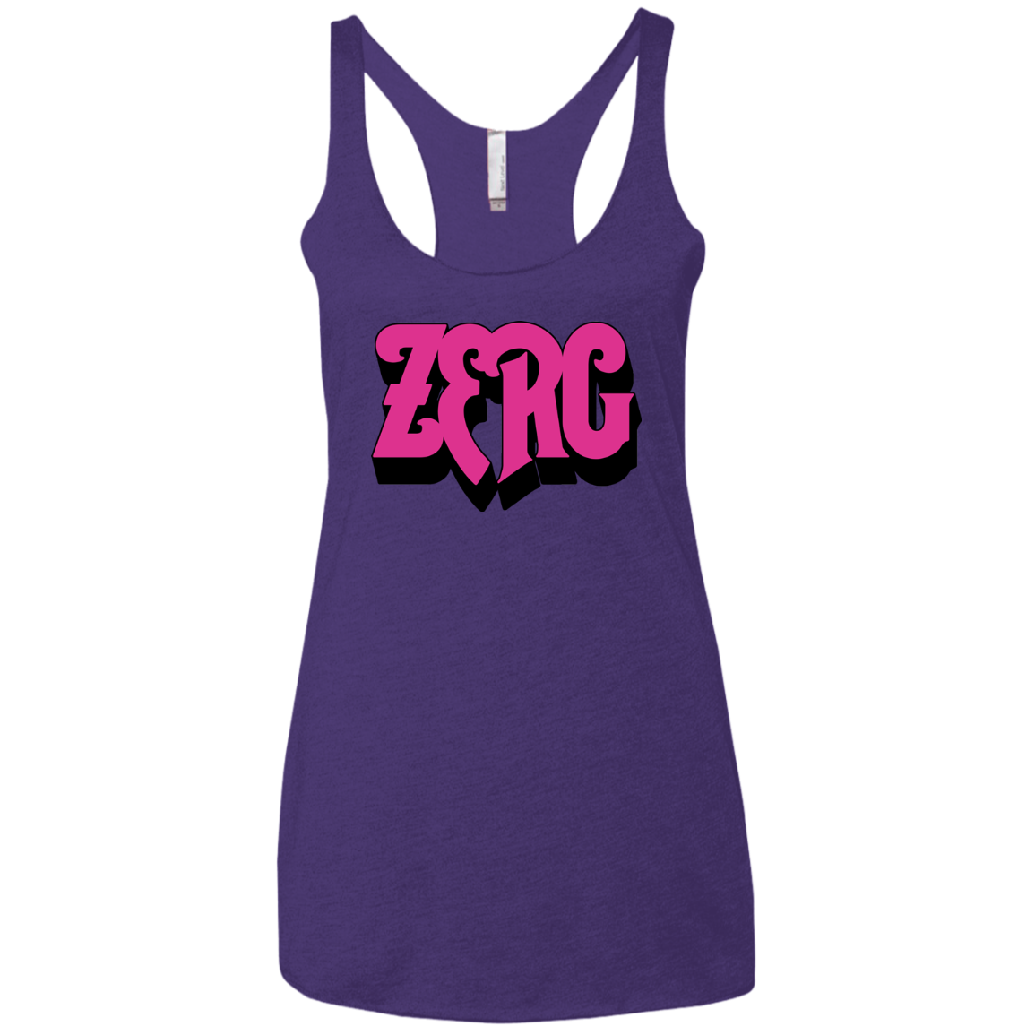 Zerg Rush Women's Triblend Racerback Tank