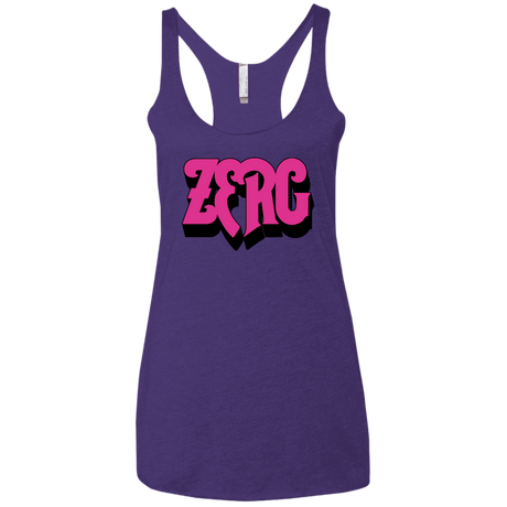 Zerg Rush Women's Triblend Racerback Tank