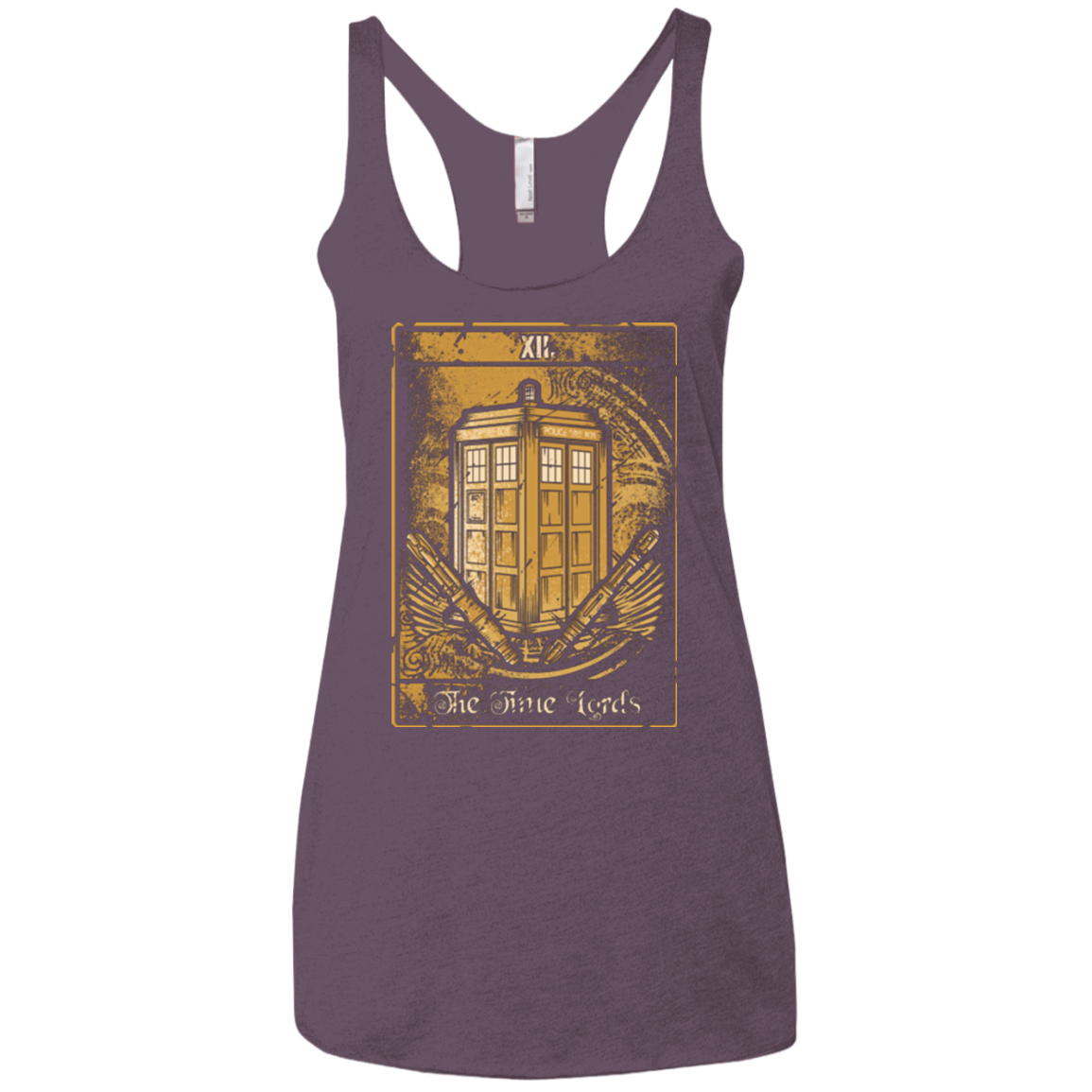 THE TIME LORDS Women's Triblend Racerback Tank