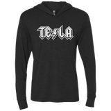 TESLA Triblend Long Sleeve Hoodie Tee