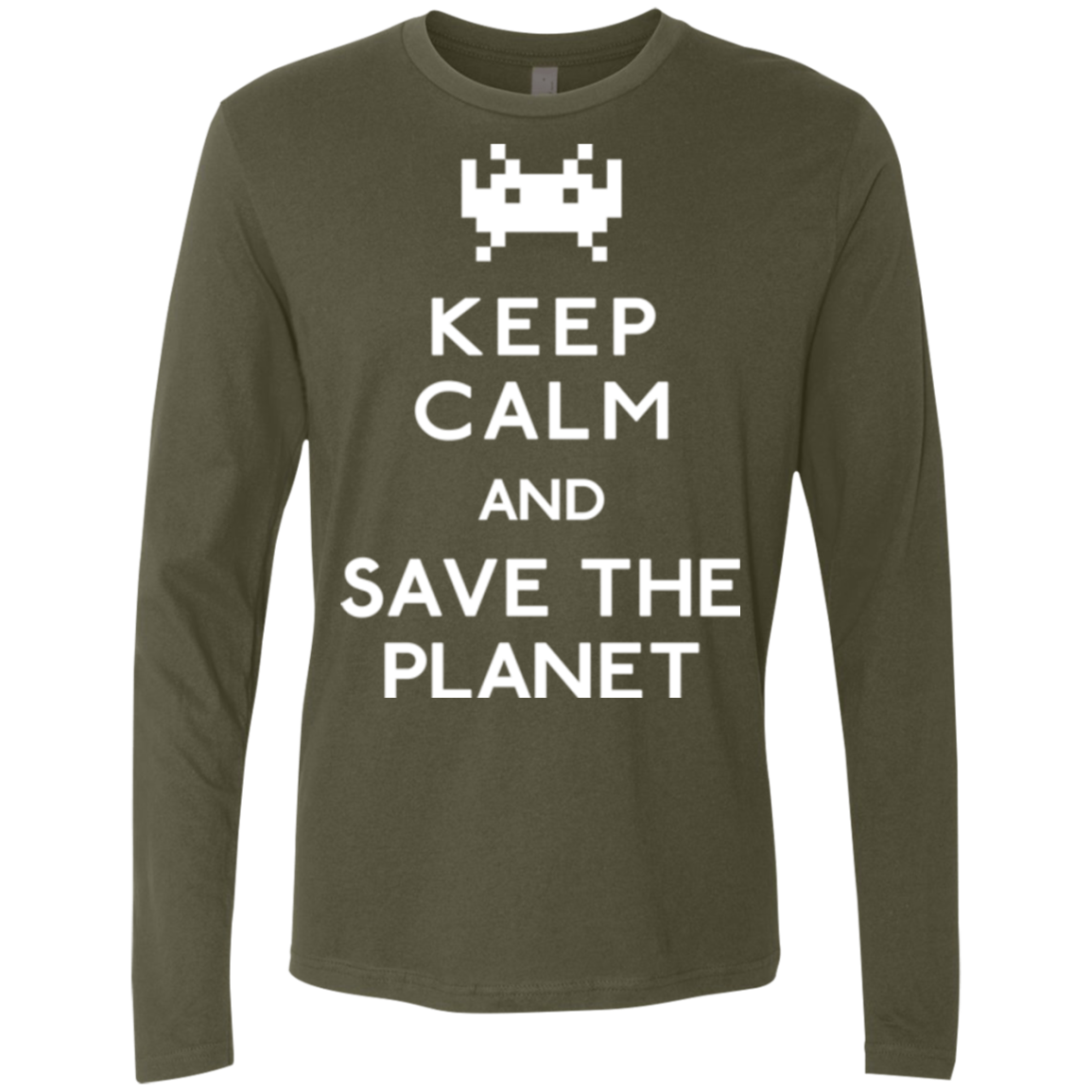 Save the planet Men's Premium Long Sleeve