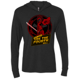 Use The Fourth Wall Triblend Long Sleeve Hoodie Tee