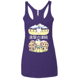 Attack on Freeze Women's Triblend Racerback Tank