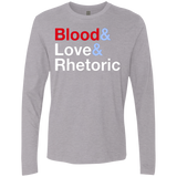 Blood Love Rhetoric Men's Premium Long Sleeve
