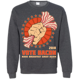 Vote Bacon In 2018 Crewneck Sweatshirt