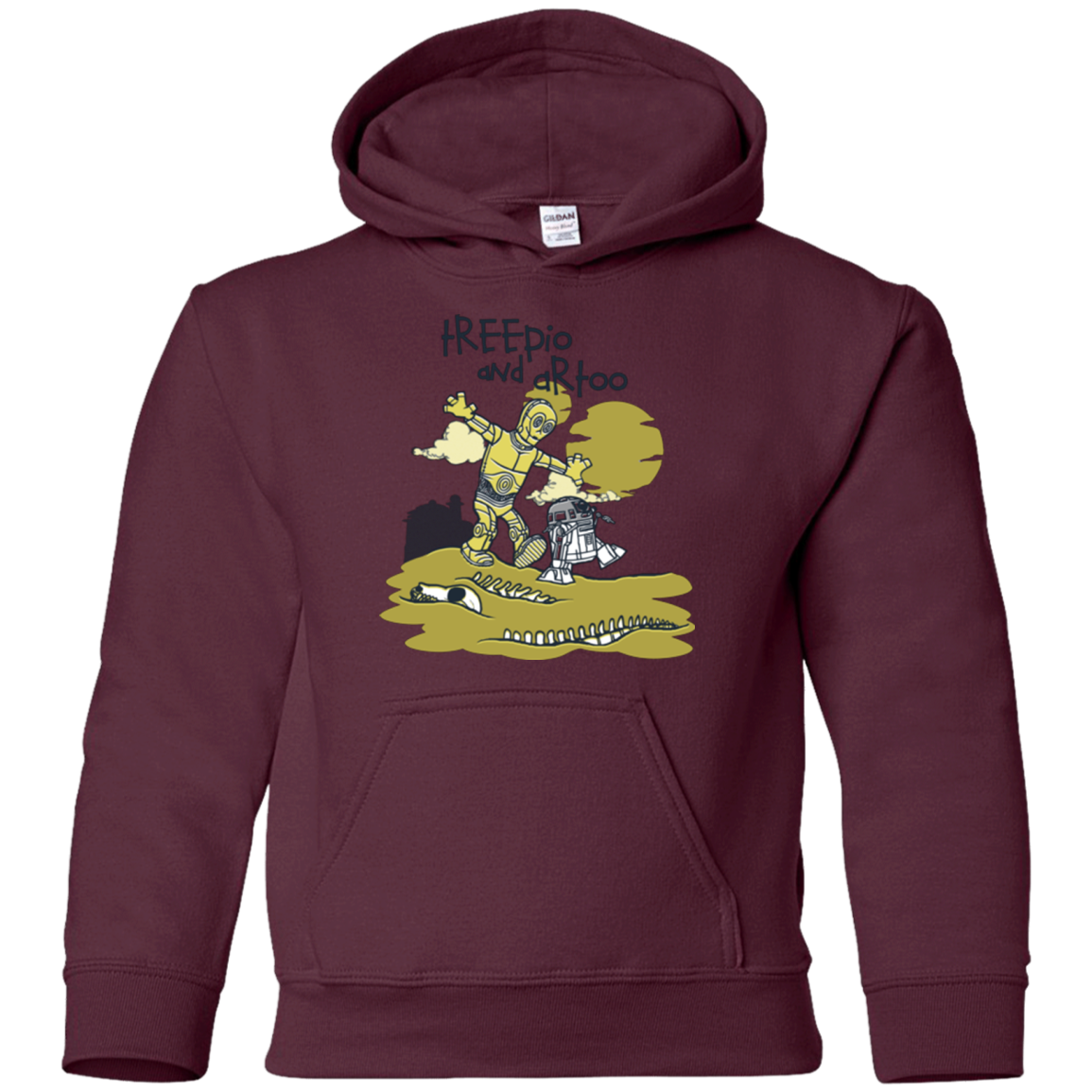 Treepio and Artoo Youth Hoodie