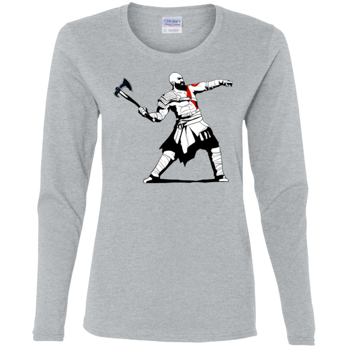 Kratos Banksy Women's Long Sleeve T-Shirt