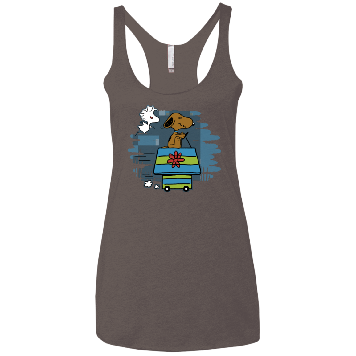Snoopydoo Women's Triblend Racerback Tank