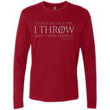 I Throw Men's Premium Long Sleeve