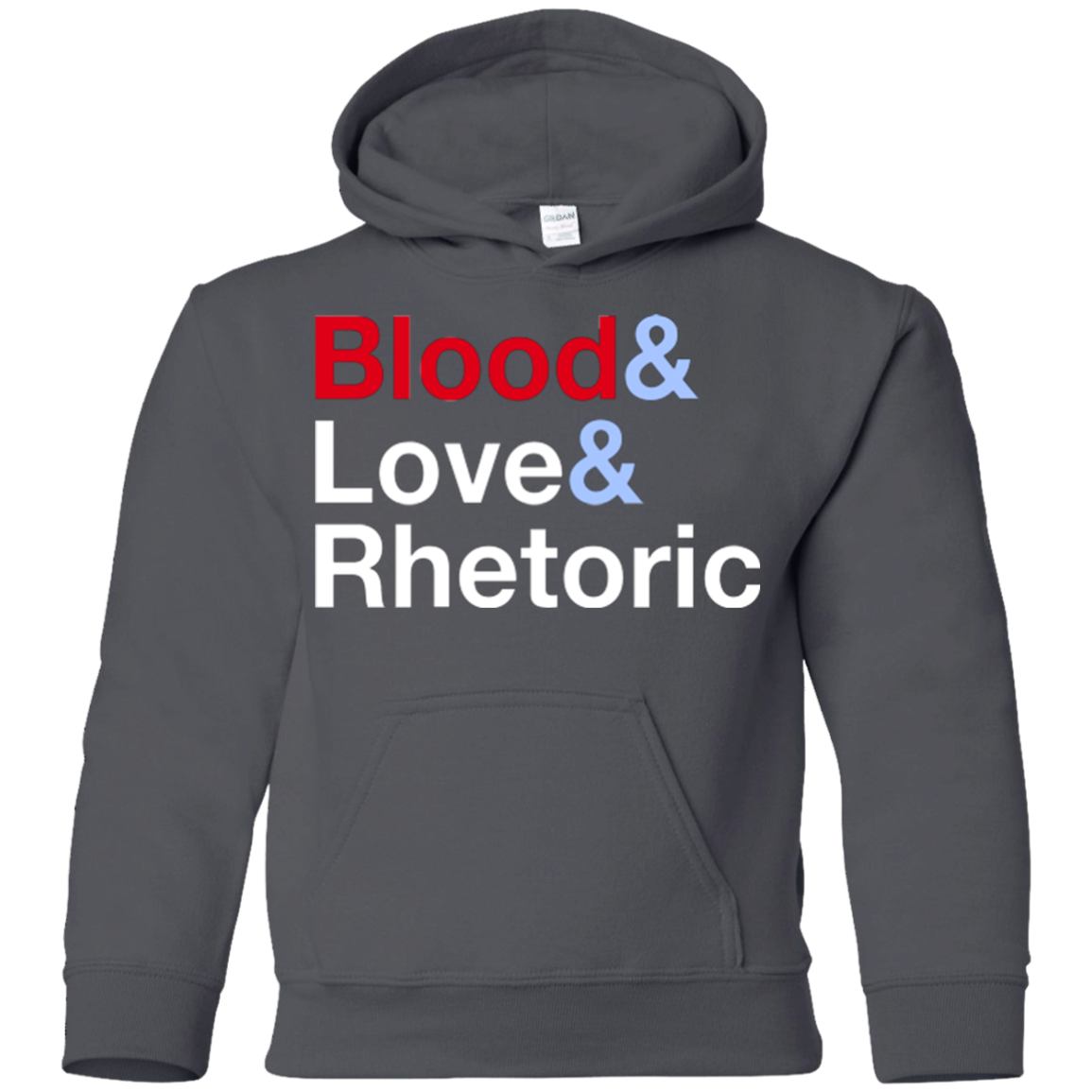 Blood Love Rhetoric Youth Hoodie