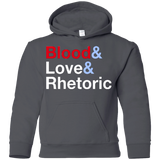 Blood Love Rhetoric Youth Hoodie
