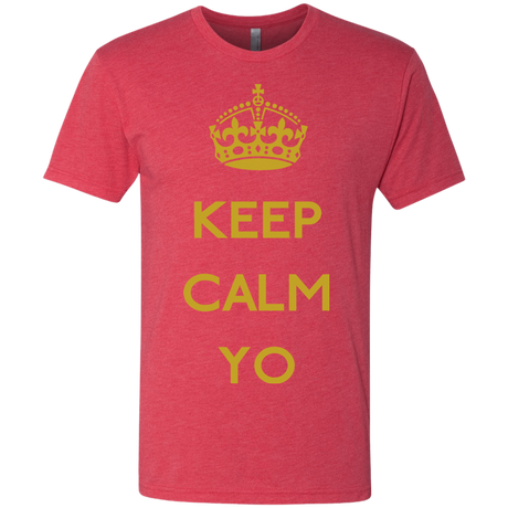 Keep Calm Yo Men's Triblend T-Shirt