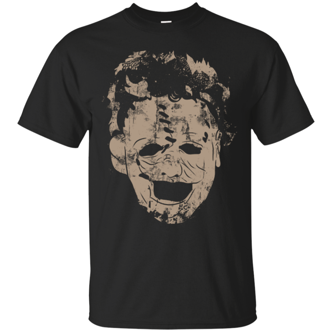 Leather Face Grunge T-Shirt