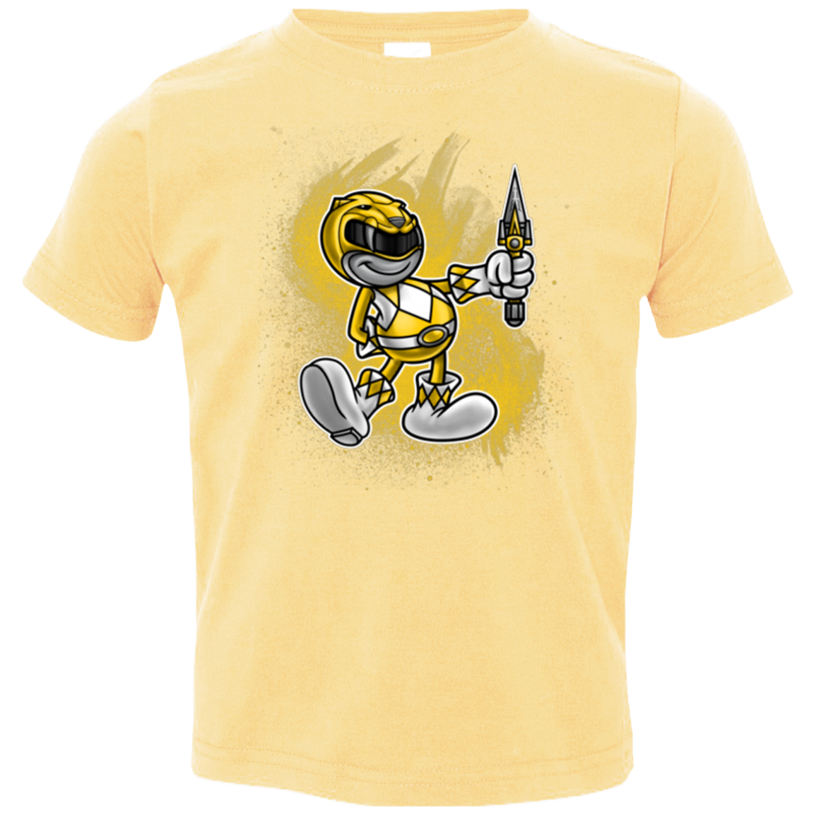 Yellow Ranger Artwork Toddler Premium T-Shirt