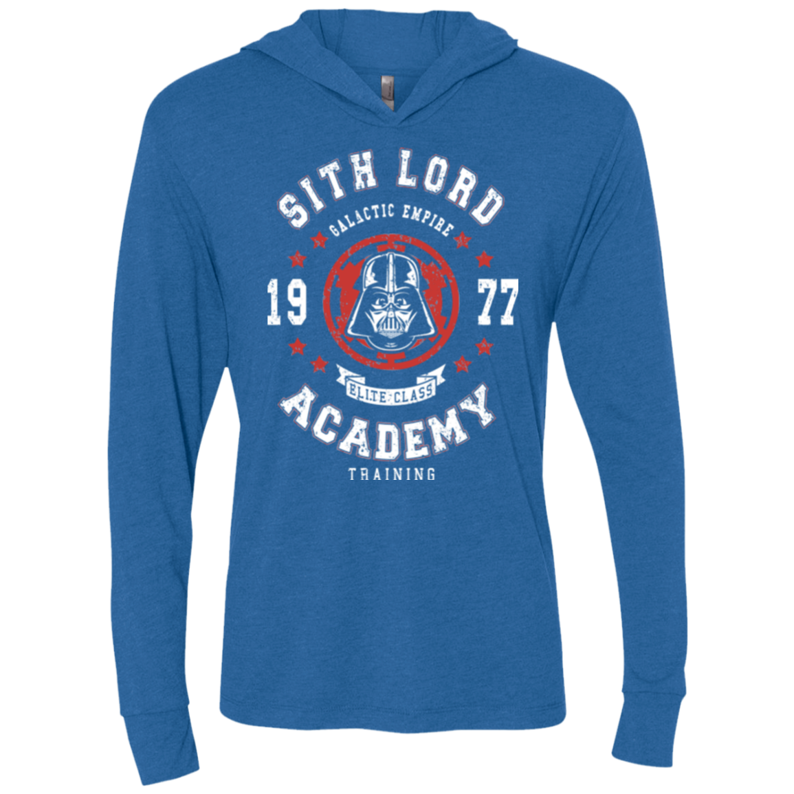 Sith Lord Academy 77 Triblend Long Sleeve Hoodie Tee