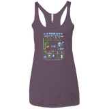 Alien Death Match Women's Triblend Racerback Tank