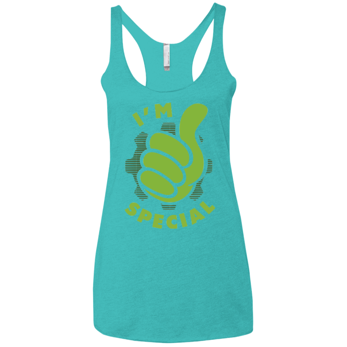 Special Dweller Women's Triblend Racerback Tank