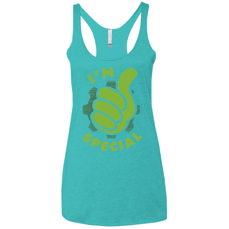 Special Dweller Women's Triblend Racerback Tank