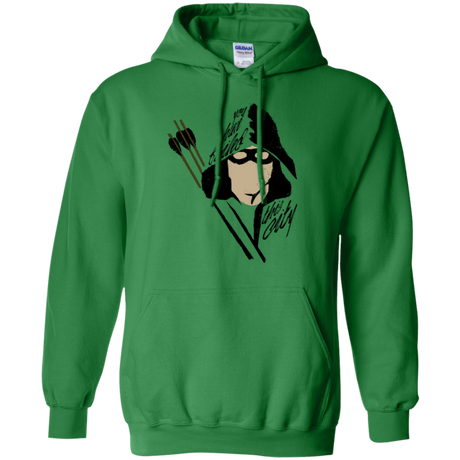 Green Archer Pullover Hoodie