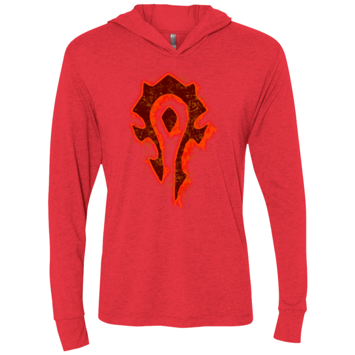 Flamecraft Triblend Long Sleeve Hoodie Tee