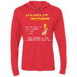 Be a legend Triblend Long Sleeve Hoodie Tee