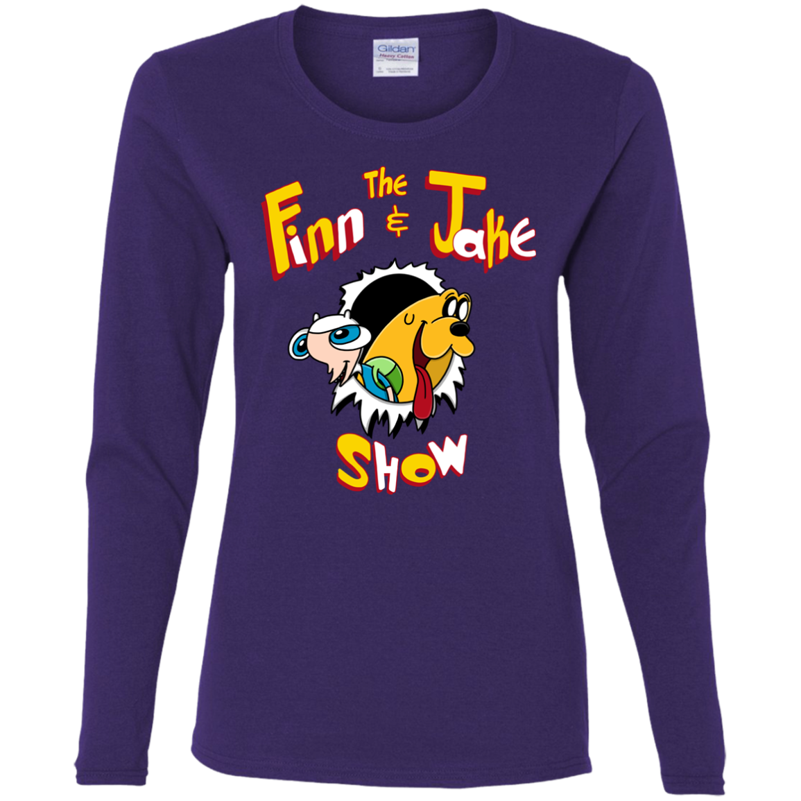 The Finn and Jake Show Women's Long Sleeve T-Shirt